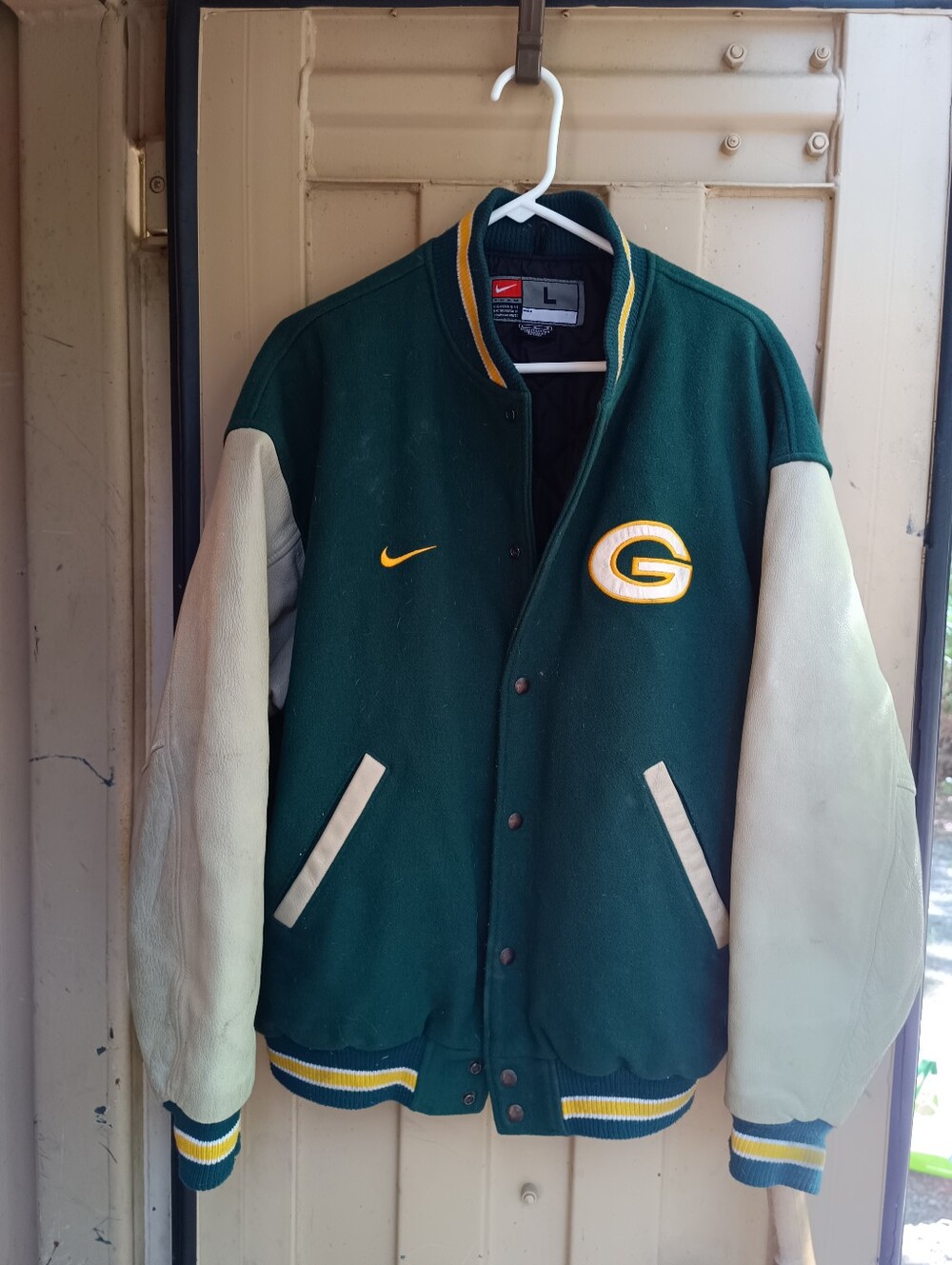 Green Bay Packers Varsity Jacket Large
